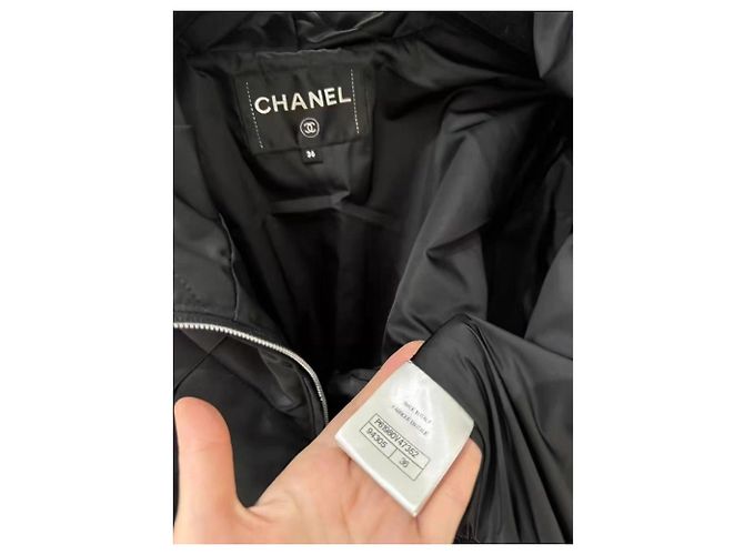 Chanel Lederjacken Schwarz - Ansicht 6