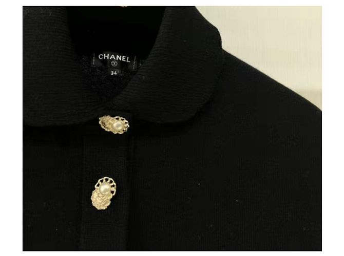 Chanel Schwarzer Kaschmir Strick - Ansicht 5