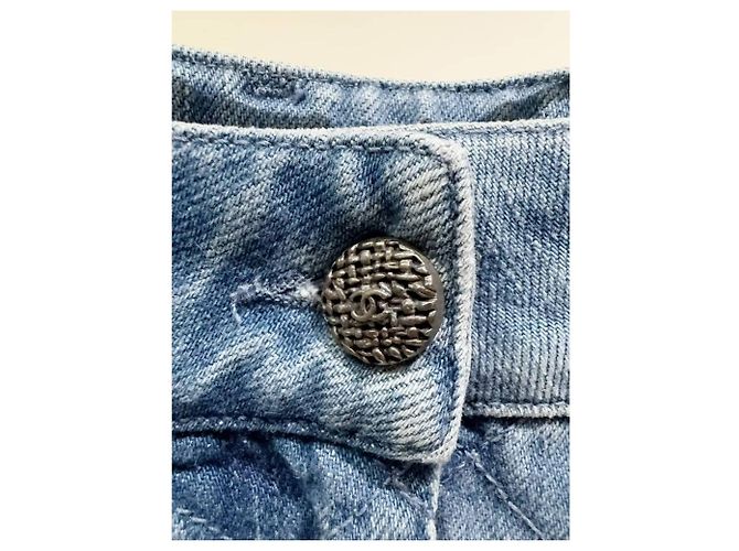 Vaqueros Chanel Azules de Algodón - vista 2
