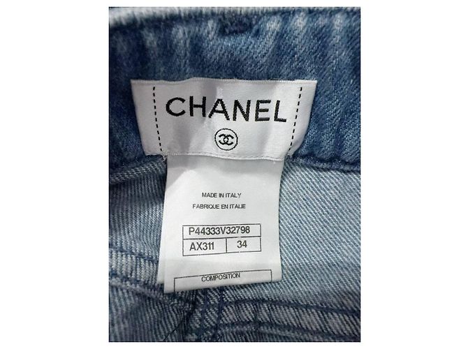 Vaqueros Chanel Azules de Algodón - vista 4
