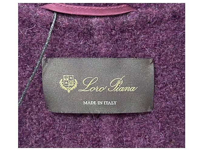 Abrigo de lana Loro Piana para mujer Talla 38 Multicolor - vista 2