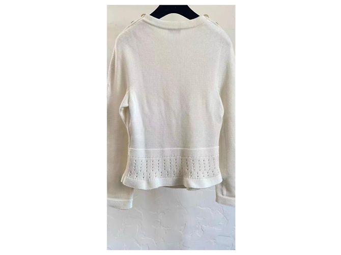 Chanel Strickpullover aus Baumwolle Mehrfarbig Größe 34 Mehrfarben - Ansicht 2