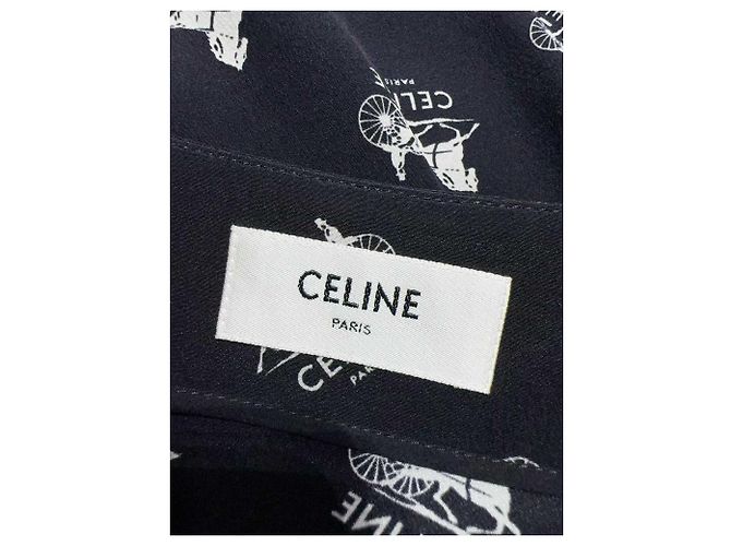 Céline Rock aus Seide Mehrfarbig Größe 38 Mehrfarben - Ansicht 4