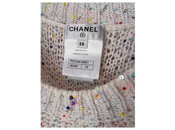 Chanel Strickware Baumwolle Mehrfarbig Größe 38 Mehrfarben - Ansicht 2