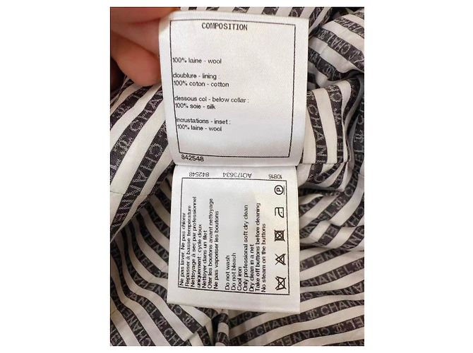 Chanel Wool Coat Multi Color Size 38 Multiple colors - view 4
