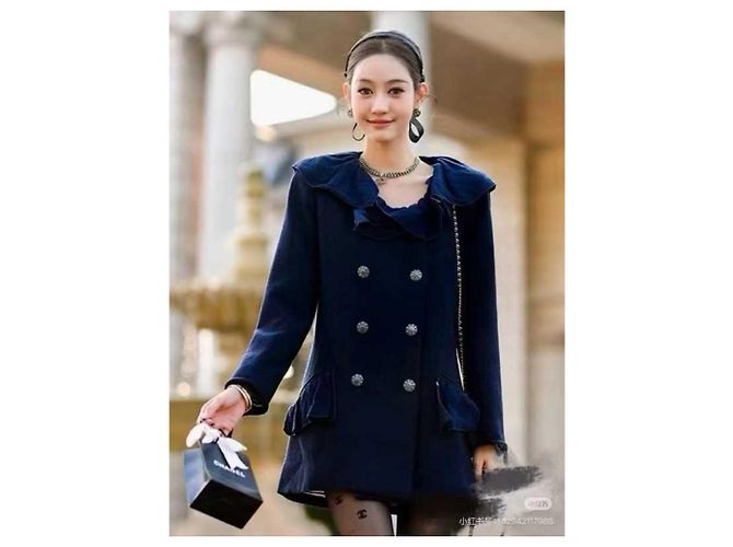 Chanel Wool Coat Multi Color Size 38 Multiple colors - view 5