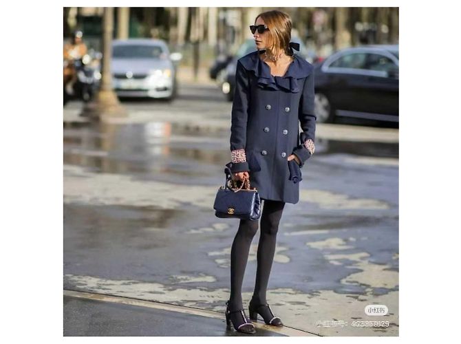 Chanel Wool Coat Multi Color Size 38 Multiple colors - view 6