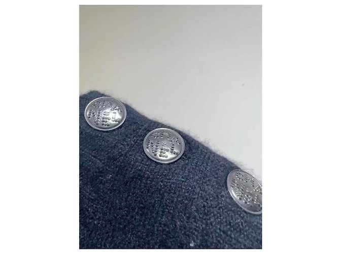 Chanel Kleid aus schwarzem Kaschmir - Ansicht 3