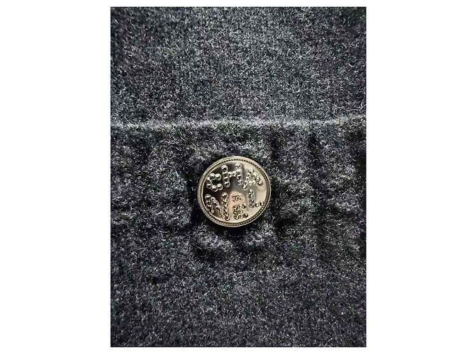 Chanel Kleid aus schwarzem Kaschmir - Ansicht 4