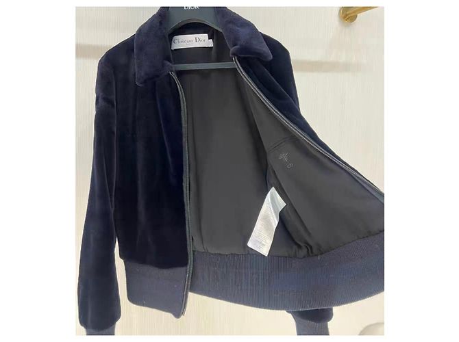 Autre Marque Cappotto Dior in visone nero - vista 2