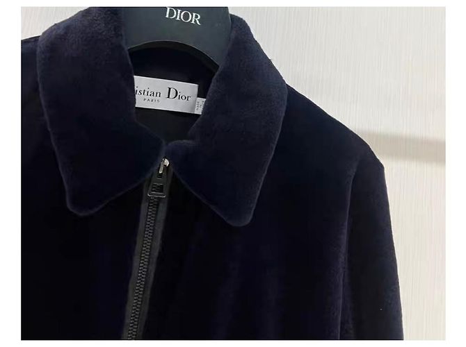 Autre Marque Cappotto Dior in visone nero - vista 3