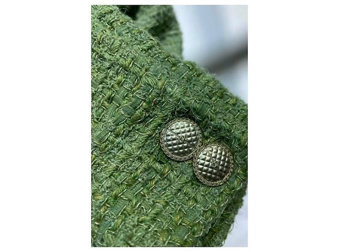 Chaquetas Chanel La Petite Veste Noire Verde - vista 7