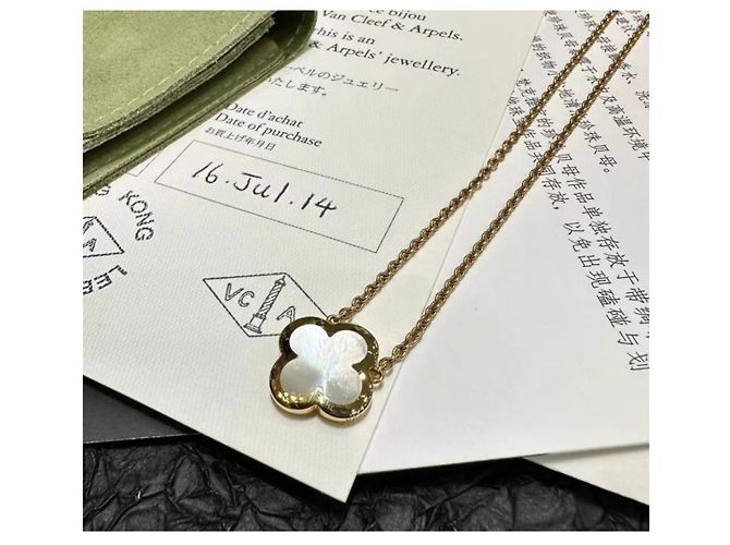 Collares Pure Alhambra Van Cleef & Arpels Blanco - vista 4
