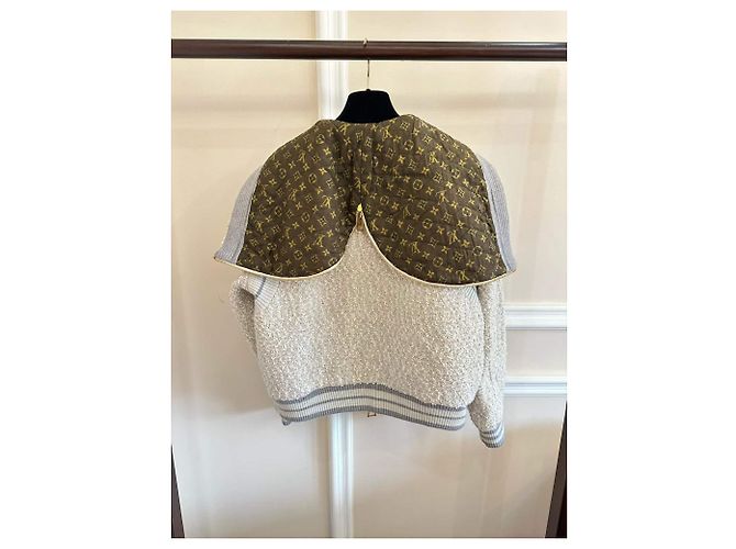 Abrigo Louis Vuitton de Tweed Mujer 36 Multicolor - vista 2