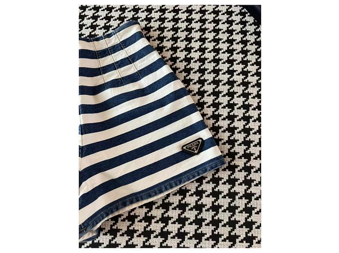 Prada Shorts aus Baumwolle Mehrfarben - Ansicht 2