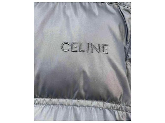 Abrigo Céline Negro de Poliamida Talla 34 - vista 4