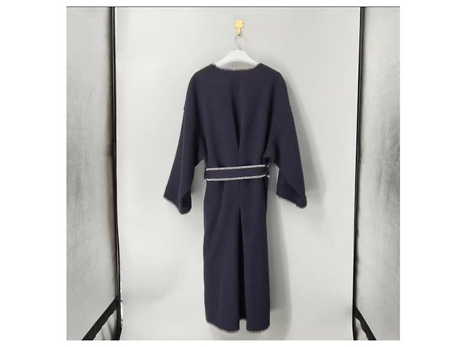 Abrigo Loewe de lana azul marino - vista 2