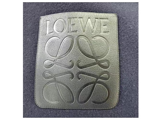 Abrigo Loewe de lana azul marino - vista 3