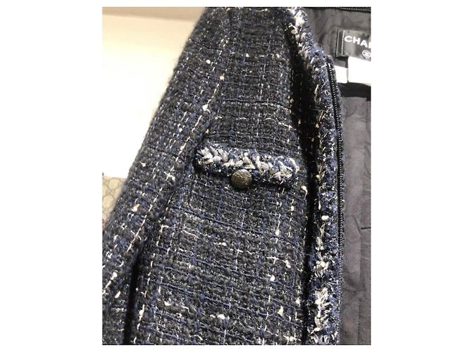 Chanel Wool Coat Multi Color Size 34 Multiple colors - view 2