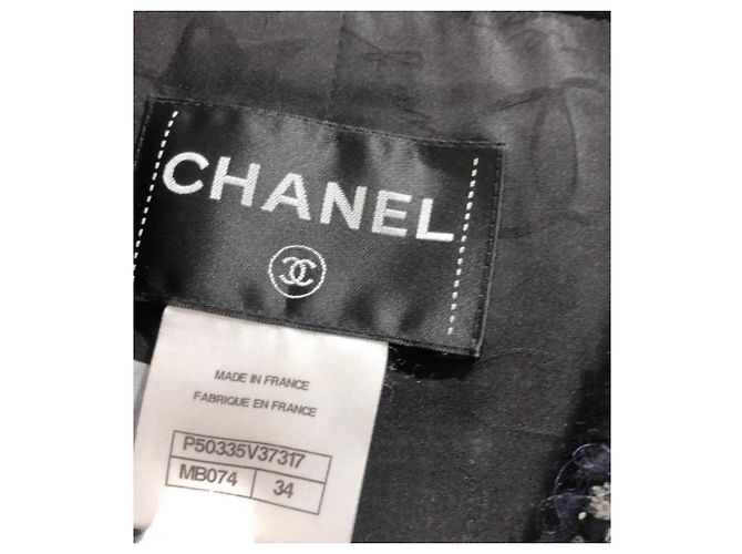 Chanel Wool Coat Multi Color Size 34 Multiple colors - view 5