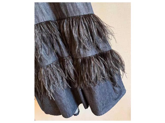 Vestidos Brunello Cucinelli Azul marino - vista 4