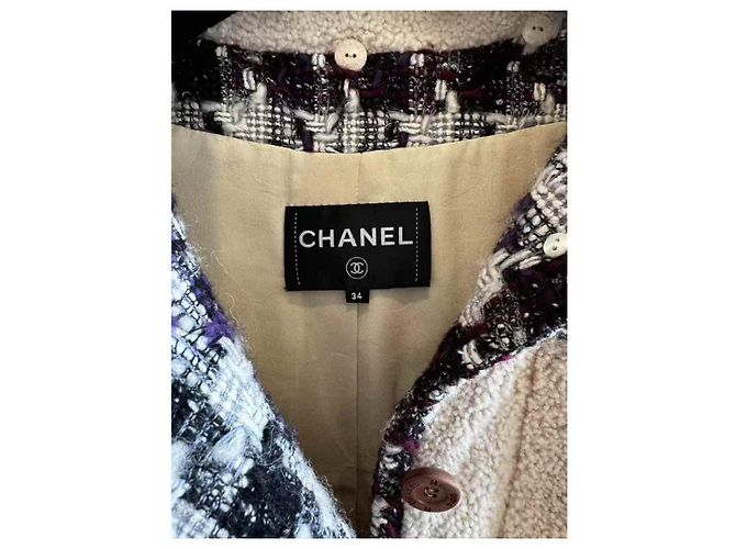 Chanel Lammfellmantel Damen Größe 34 Mehrfarben - Ansicht 4