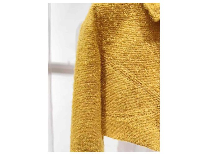 Vestido Chanel de lana amarillo - vista 3