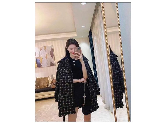 Chanel Wool Coat Multi Color Size 34 Multiple colors - view 6