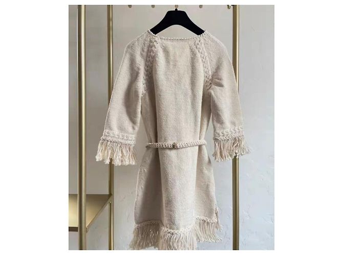 Chanel Kleid aus Baumwolle Mehrfarbig Größe 36 Mehrfarben - Ansicht 2