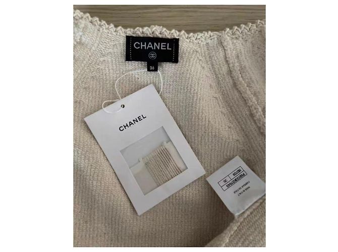 Chanel Kleid aus Baumwolle Mehrfarbig Größe 36 Mehrfarben - Ansicht 3