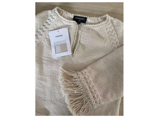 Chanel Kleid aus Baumwolle Mehrfarbig Größe 36 Mehrfarben - Ansicht 4