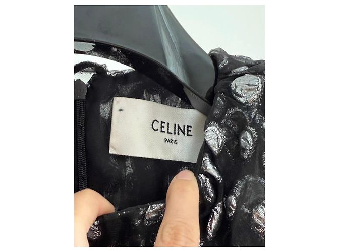 Céline Kleid Polyamid Mehrfarbig Größe 38 Mehrfarben - Ansicht 4