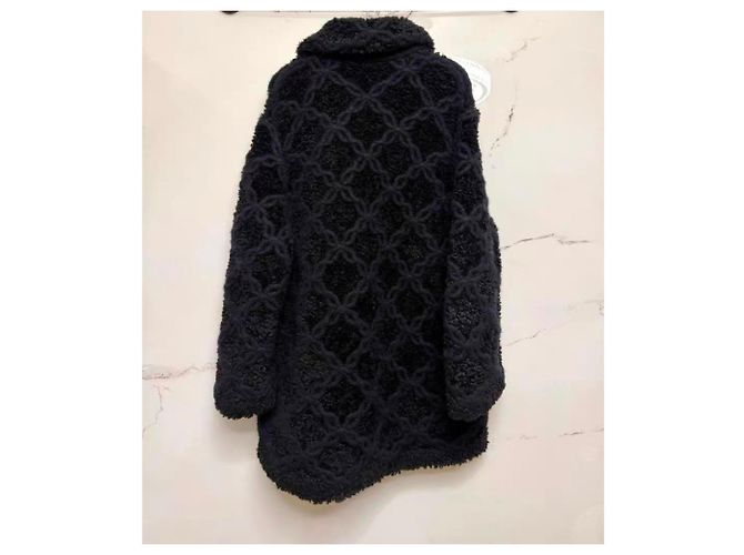 Abrigo Chanel negro de cashmere - vista 2