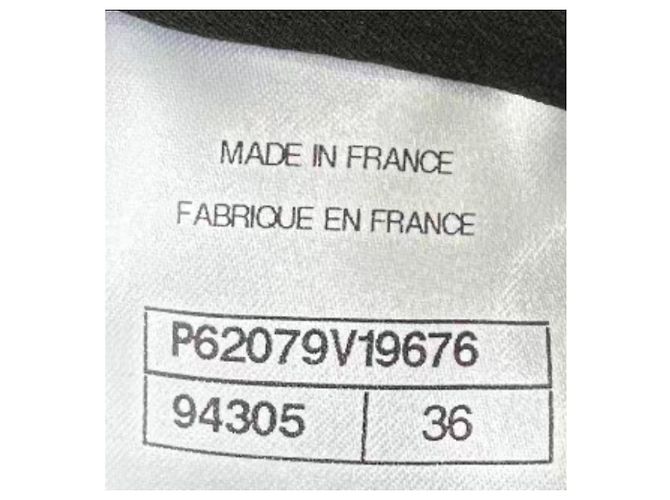 Chanel Black Wool Coat Size 36 - view 5