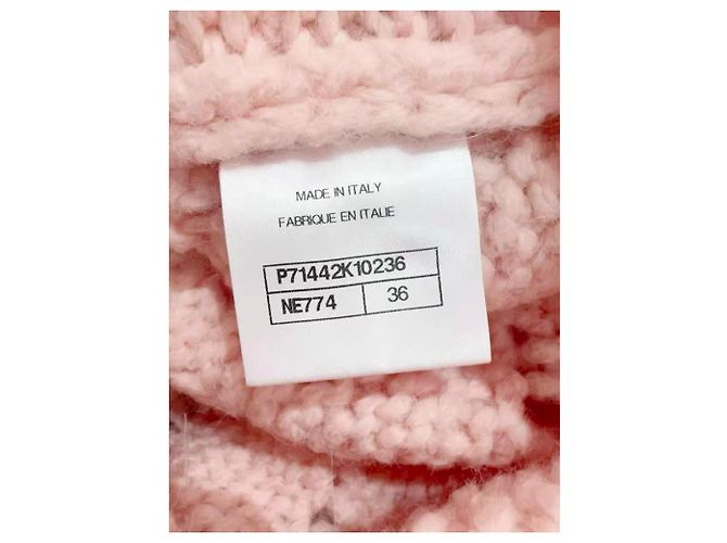 Chanel Strickpullover Rosa Wolle Pink - Ansicht 2