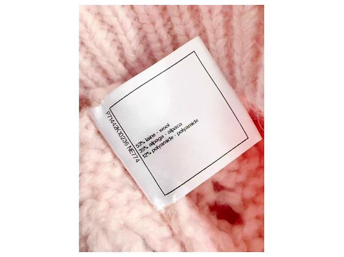 Chanel Strickpullover Rosa Wolle Pink - Ansicht 3