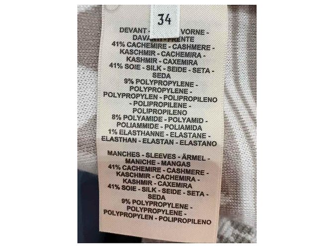 Prenda de punto de cachemire Hermès mujer talla 34 Multicolor - vista 5