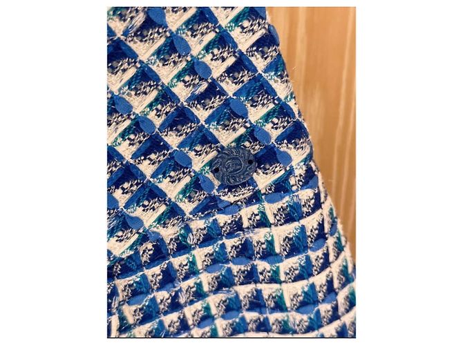 Chanel Tweed Kleid Mehrfarbig Größe 38 Mehrfarben - Ansicht 4