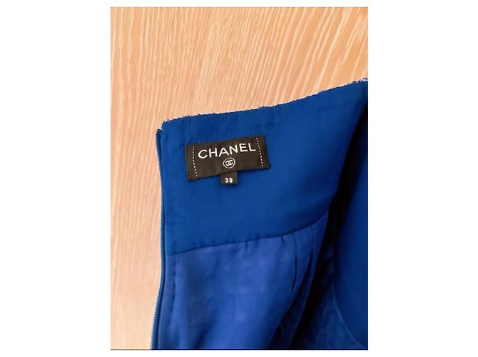 Chanel Tweed Kleid Mehrfarbig Größe 38 Mehrfarben - Ansicht 6