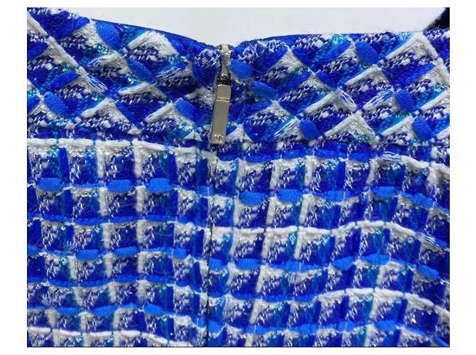 Chanel Tweed Kleid Mehrfarbig Größe 38 Mehrfarben - Ansicht 9