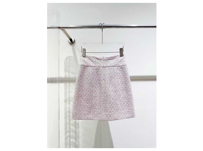 Falda Chanel Rosa de Poliéster - vista 3