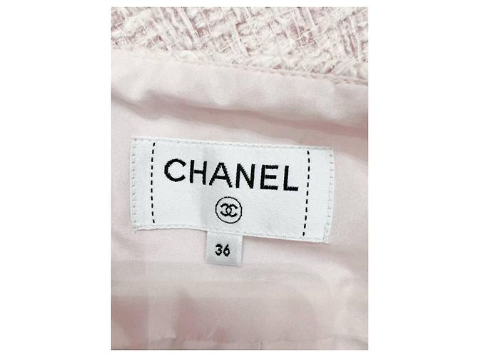 Falda Chanel Rosa de Poliéster - vista 4