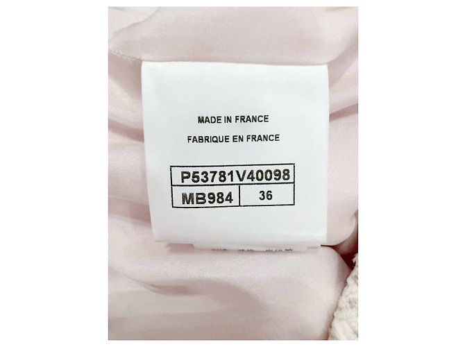 Falda Chanel Rosa de Poliéster - vista 5
