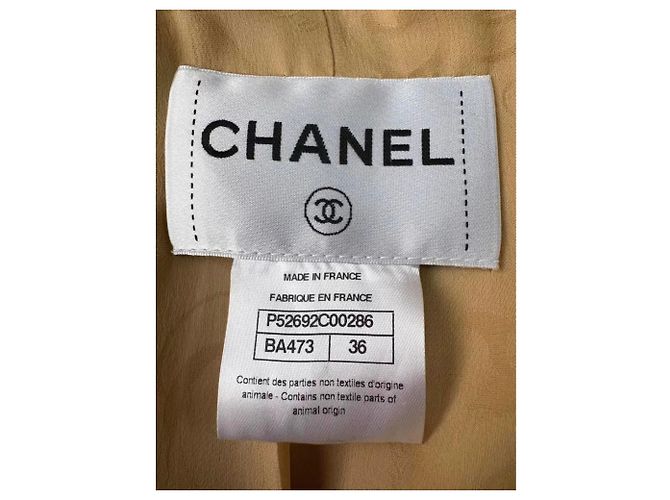 Chanel Kleid aus Leder Mehrfarben - Ansicht 3