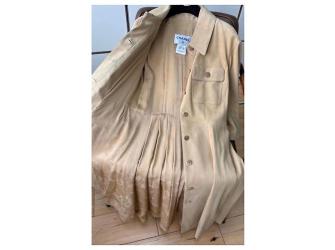 Chanel Kleid aus Leder Mehrfarben - Ansicht 5