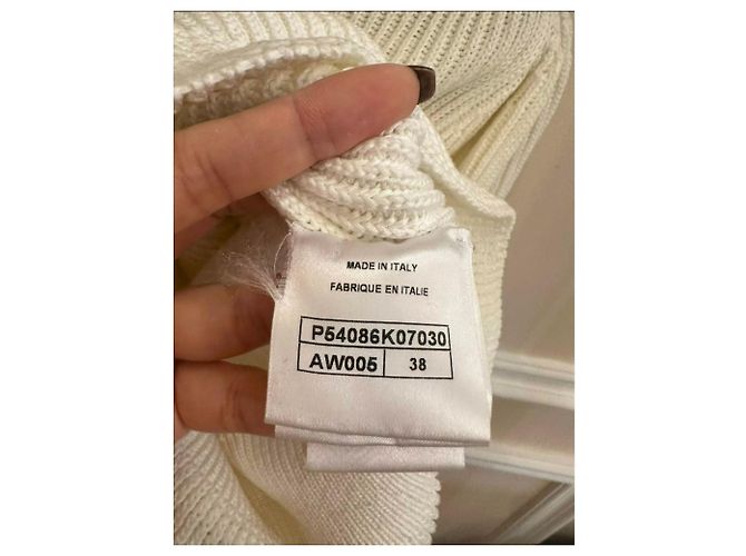 Chanel Strickware aus weißer Baumwolle - Ansicht 3