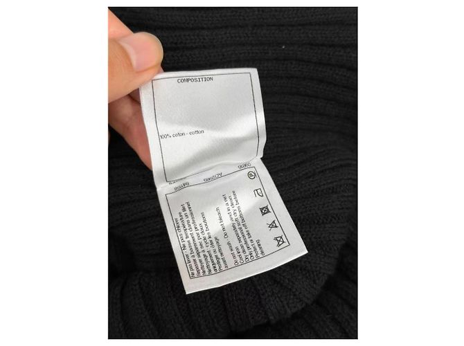 Chanel Strickware aus schwarzer Baumwolle - Ansicht 2