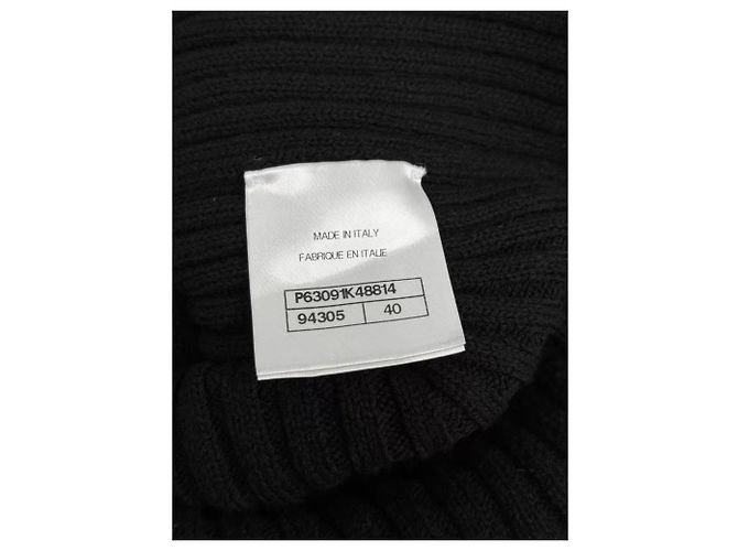 Chanel Strickware aus schwarzer Baumwolle - Ansicht 3