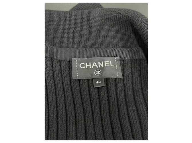 Chanel Strickware aus schwarzer Baumwolle - Ansicht 4