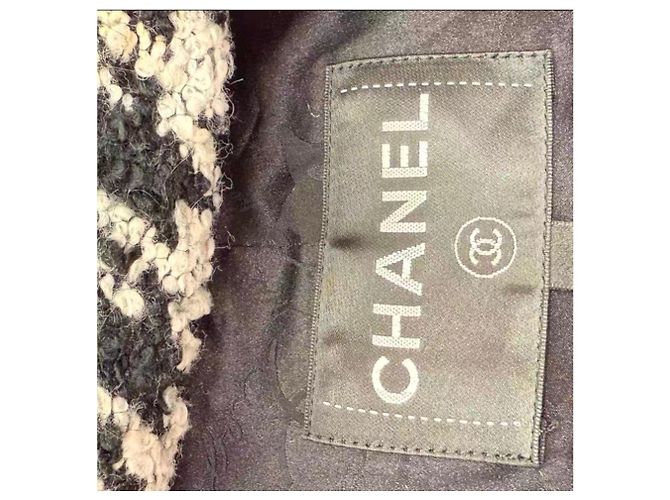 Abrigo Chanel de lana mujer talla 34 Multicolor - vista 4